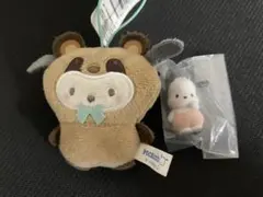 サンリオ　ポチャッコ2点セット　マスコット、かぼちゃパンツガチャ