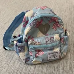 Kids Foret キッズ リュック リボン柄 水色のサムネイル