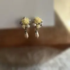 ビーズイヤリング