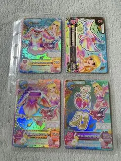 ピュアパレット　布ポスター2枚セット　アイカツ アイカツ ピュアパレット アイカツフレンズ5周年 コースター JOYSOUND ゲームセンター・ゲームカード