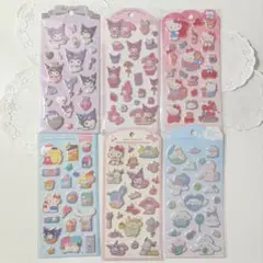 【新品未使用】サンリオ パールマシュマロシール 6枚セット　正規品　Sanrioのサムネイル