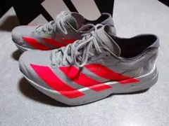 ADIZERO ADIOS PRO4W グレー/レッド 23.5cm