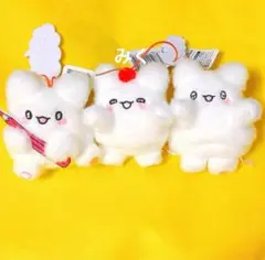 はなまるおばけ 毎日楽しいセリフ付きマスコット ぬいぐるみ 3種セット