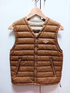 DANTON ブラウン ダウンベスト