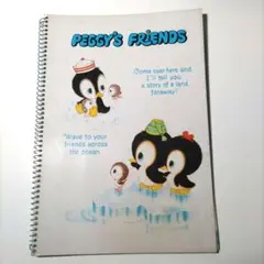 昭和レトロ　サンリオ　PEGGY'S FRIENDS　リングノート