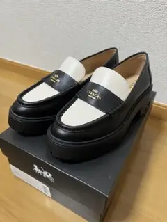 最終セール【美品】COACH コーチ ルーシー ローファー 厚底 23cm 公式】コーチアウトレット | ルーシー ローファー