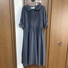 【新品】しまむら　青木美沙子　受注　ニナス　コラボ　ワンピース　ブラック　3L