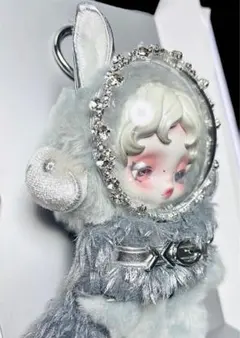 スカルパンダ フェイス保護カバー ラインストーンデコ(小)