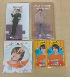 ❶ Aぇ! group 小島健 アクスタ 缶バッジ プロフィールカード