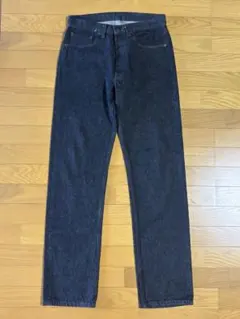 ほぼデッド 80s 501-0658 先染めブラック w31l34 USA製
