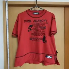 ​美品 セックスポットリベンジ パンク anarchy カットソー 半袖 赤のサムネイル
