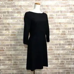 美品 Theory ロングワンピース ドッキングワンピース シルク 黒 S