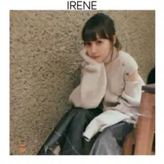 IRENE オープンショルダータートルネックニット　ベージュ　アイレネ　長袖のサムネイル