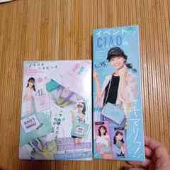 未開封ちゃお付録　トートバッグ 2021年5月 ショルダーバッグ2023年9月