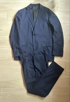 BEAUTY&YOUTH セットアップ スーツ ネイビー XL ストレッチ