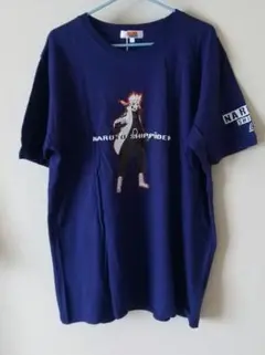 NARUTO 疾風伝　Tシャツ　群青色　綿100%　Lサイズ　未使用ユニセックス