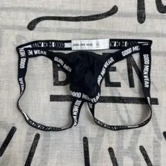 GOOD MEN WEAR ブラックジョグストラップ Sサイズ