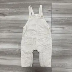 H&M オーガニックコットン オーバーオール 74cm