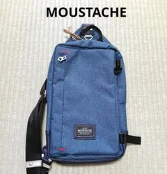 MOUSTACHE ムスタッシュ ボディバッグ ブルー ワンショルダーのサムネイル