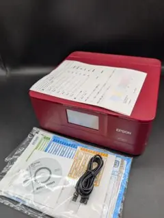 EPSON EP-804AR 本体 プリンター レッド 動作未確認 - メルカリ