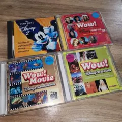 Wow! Disney mania Movie　CD【4枚セットまとめ売り】