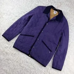 極美品　アーノルドパーマー　ロゴ総柄　キルティングジャケット 4 ブルゾン