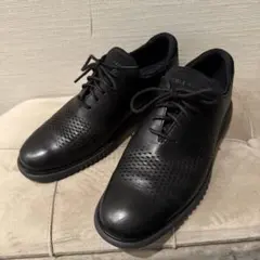 COLE HAAN ゼログランド レーザー ウィング 27 黒 本革 - メルカリ