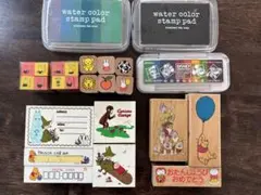 ディズニーキャラクター スタンプ セット