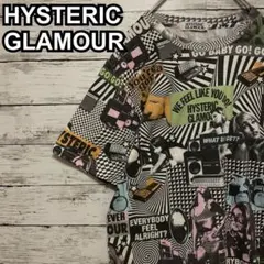 794【入手困難】ヒステリックグラマー♤総柄　ヒスガール　半袖Tシャツ　美品
