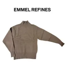 【EMMEL REFINES】HIGH NECK KNIT ウール100%