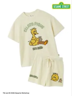【SESAME STREET】エアリーモコジャガードプルオーバー&ショートパンツ