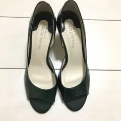 RAY BEAMS エナメル　オープントゥパンプスのサムネイル