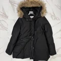 極美品】ピレネックス ボルドー ダウンコート タヌキファー ブラック