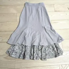 わけあり★お値下げ 2WAYレースコンビマーメイドスカート　riendaのサムネイル