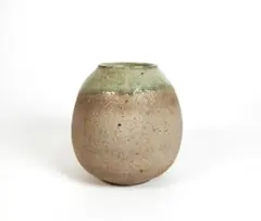 【古美術・名品】時代物　瀬戸緑釉 壺　在銘（不鮮明の為、要確認）