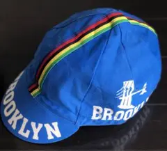 新品同様 レア ビンテージ Brooklyn サイクリングキャップアメリカ製 新品同様 レア ビンテージ Brooklyn サイクリングキャップ