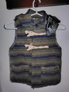 FITH ボアフード付きベスト 120〜130