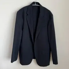 ユニクロ　感動ジャケットM・パンツ73(コットンライク) NAVY