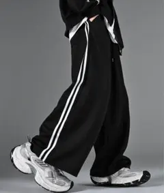 【大特価】ADRER / ライントラックワイドスラックス