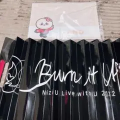 NiziU アヤカ アノ Burn it Up FCくじ D賞 ポケットファイル