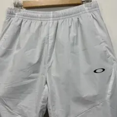 オークリー ナイロン パンツ ボトム ホワイト ロゴ スポーツ トレーニングのサムネイル