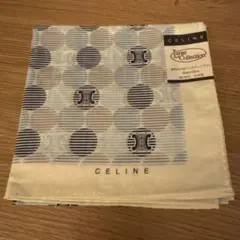 CELINE ハンカチ 大判 マカダム柄