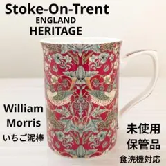 新品未使用　マグカップ　いちご泥棒　ウィリアムモリス　イギリス製　食洗機対応
