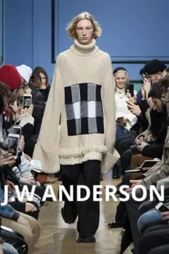loewe 15ss ボーダー ニット オレンジ jw anderson - メルカリ