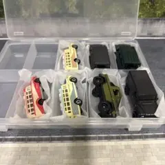 ミニカー 7台セット 赤・黄色・緑・黒
