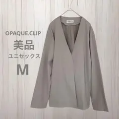 OPAQUE.CLIP◇◆ジャケット ノーカラー ベージュ ユニセックス M