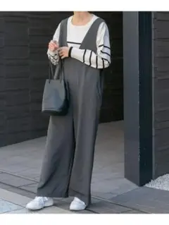 格安★ 美品　FORK&SPOON Uネックサロペット