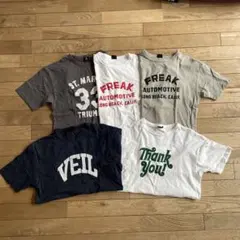 ZERO STANDARD Tシャツ 160cm 5枚まとめ売り♪コットン♪のサムネイル