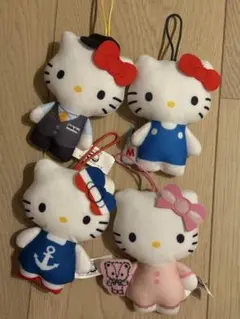 ハローキティ ぬいぐるみ 4体セット