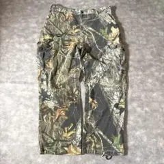 ワイドバギーパンツFieldStaff モッシーオーク XL カモパンツ　古着